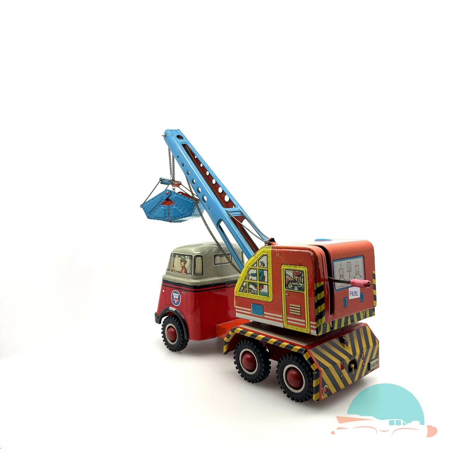 Arnold DAF LKW mit MFZ Fuchsbagger (74552)