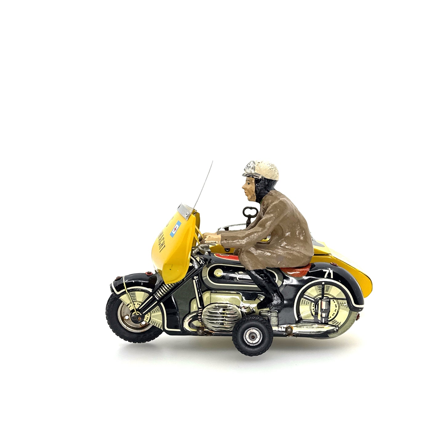 Göso ADAC Motorrad Spardosen Version selten im Reprokarton (75581)