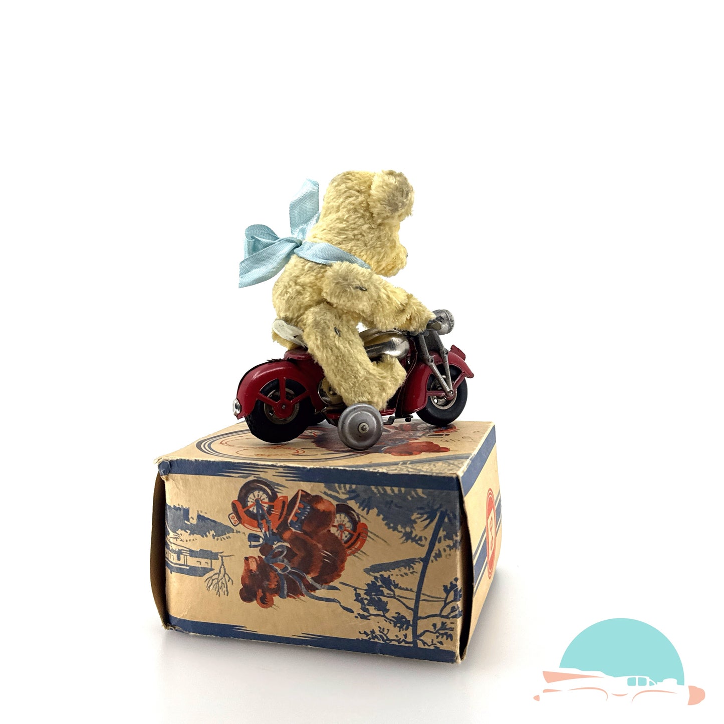 Günthermann Bären Motorrad im Originalkarton (75597)