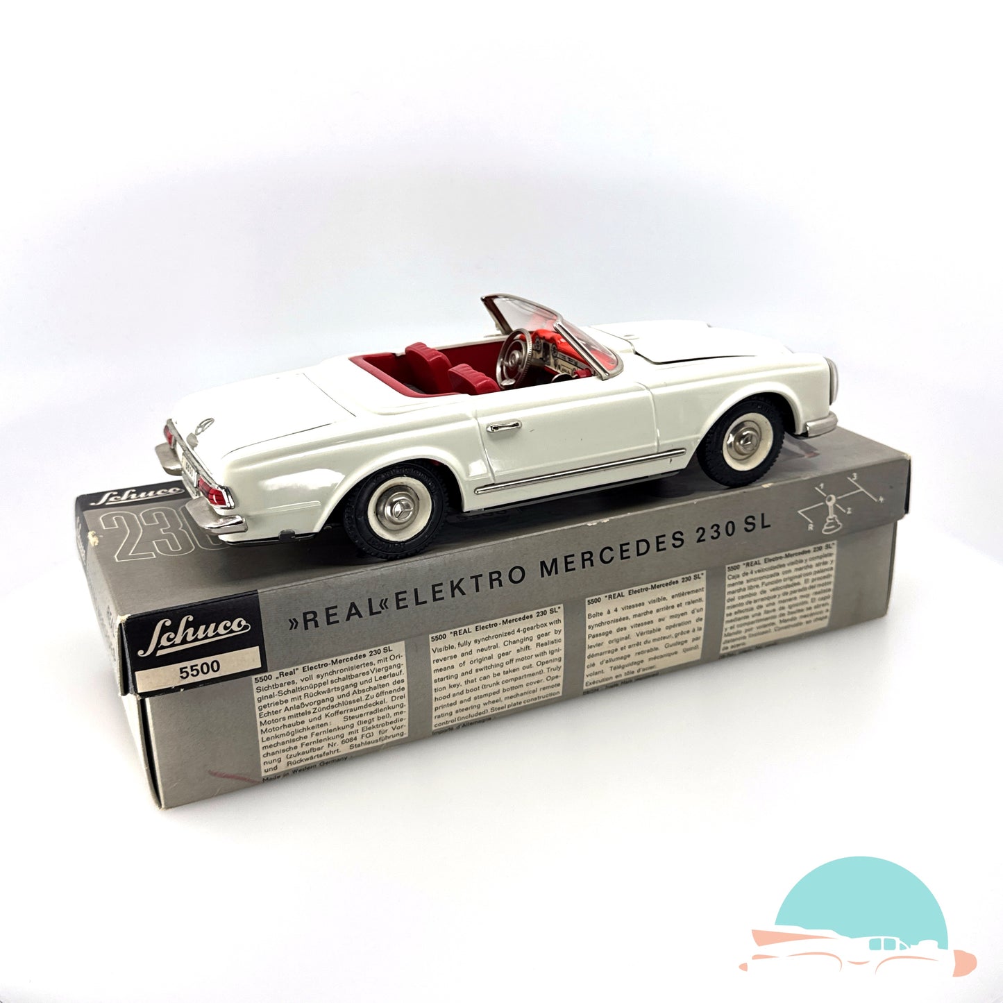 Schuco 5500 Real Mercedes Benz 230SL Pagode im Originalkarton (75030)