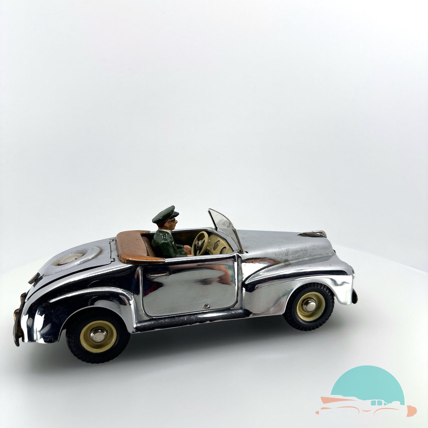 MLB Fiat Spyder America Cromato Con Fari im Originalkarton (75605)