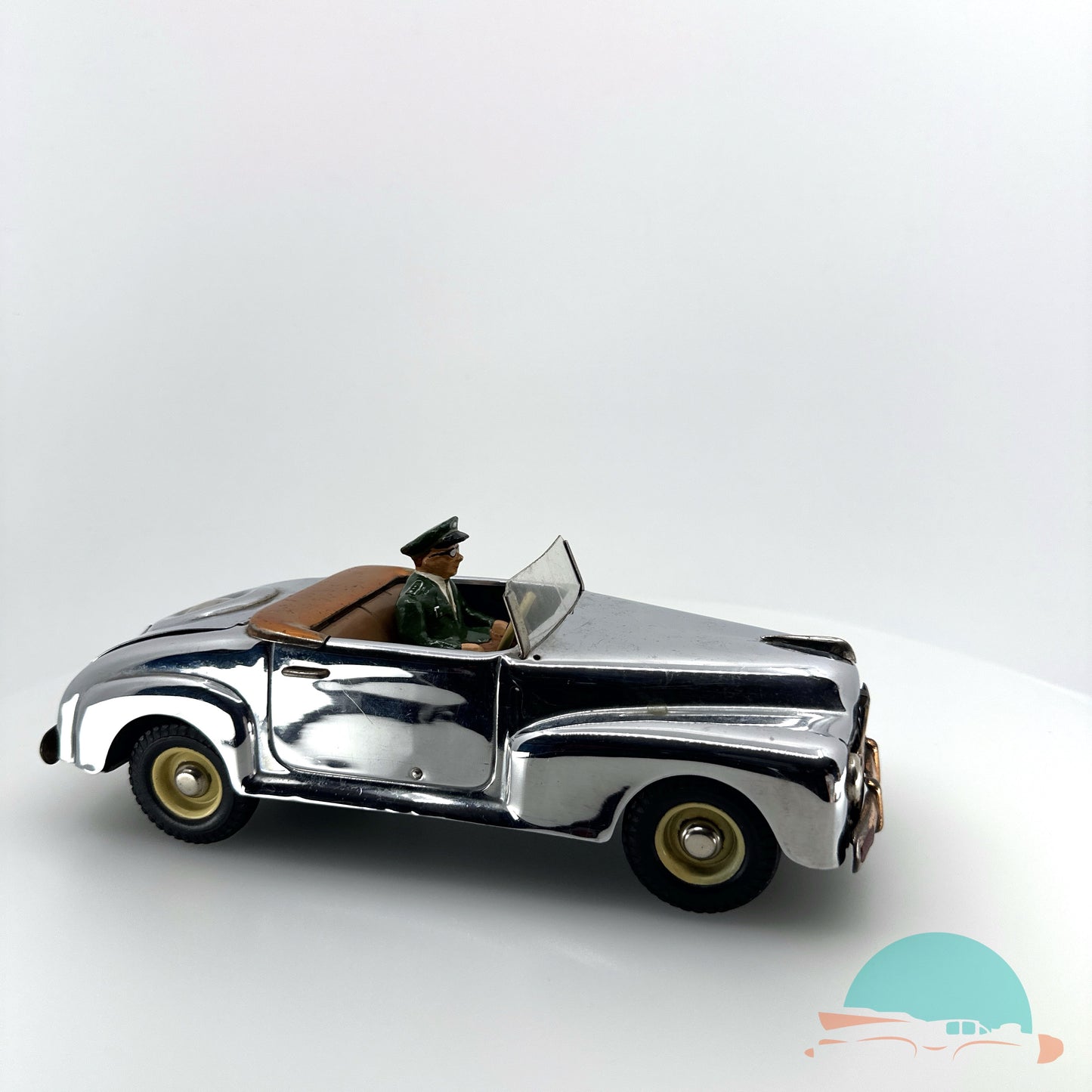 MLB Fiat Spyder America Cromato Con Fari im Originalkarton (75605)