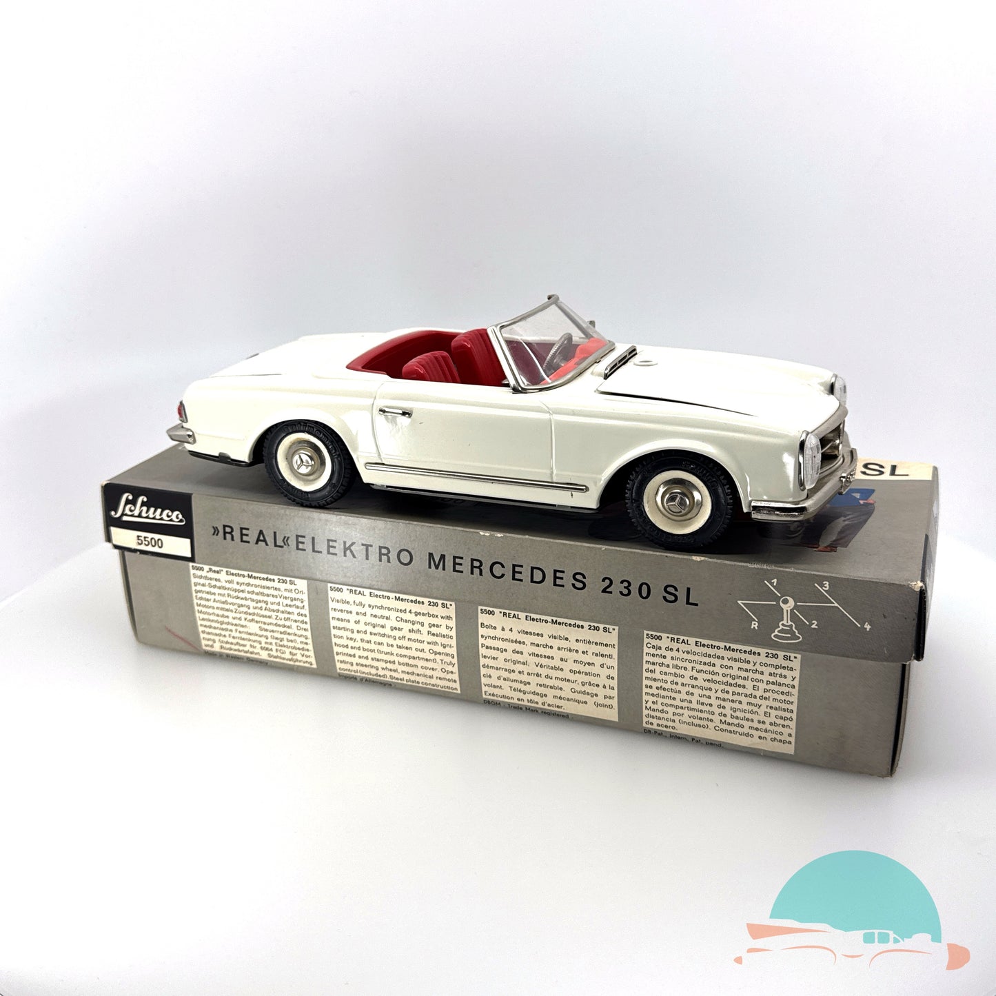 Schuco 5500 Real Mercedes Benz 230SL Pagode im Originalkarton (75030)