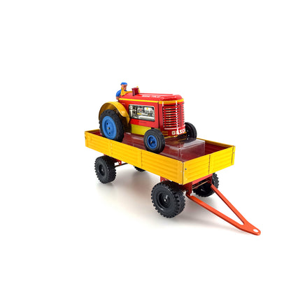 Gescha Traktor mit Anhänger im Originalkarton (75730)
