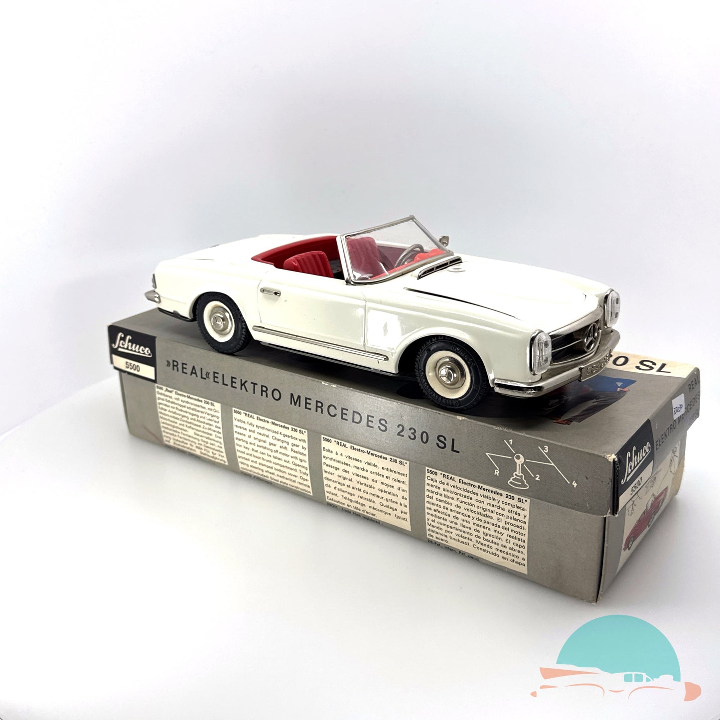 Schuco 5500 Real Mercedes Benz 230SL Pagode im Originalkarton (75030)