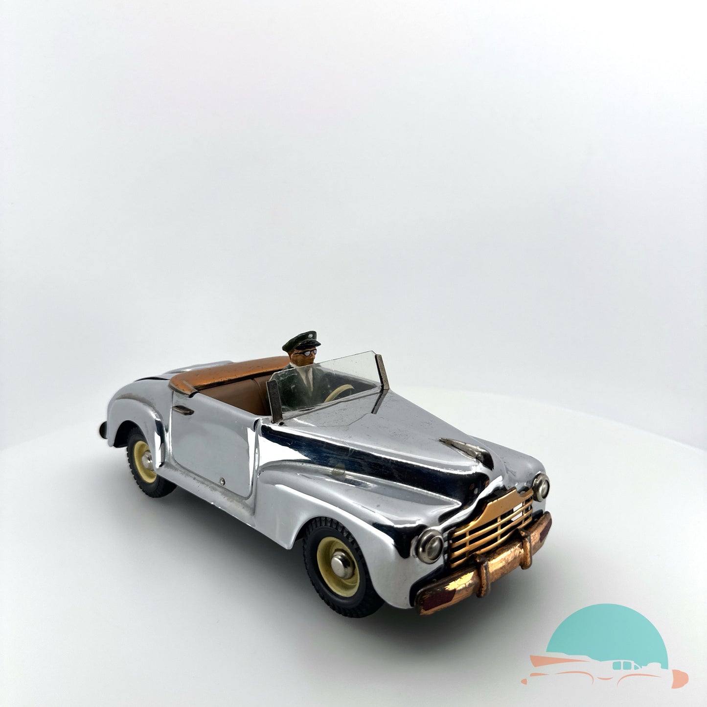 MLB Fiat Spyder America Cromato Con Fari im Originalkarton (75605)