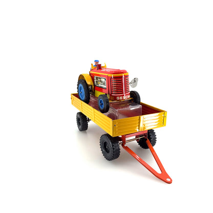 Gescha Traktor mit Anhänger im Originalkarton (75730)