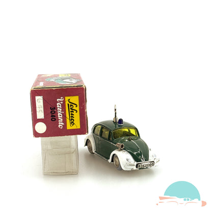 Schuco Varianto 3040 VW Käfer Polizei im Originalkarton (75628)