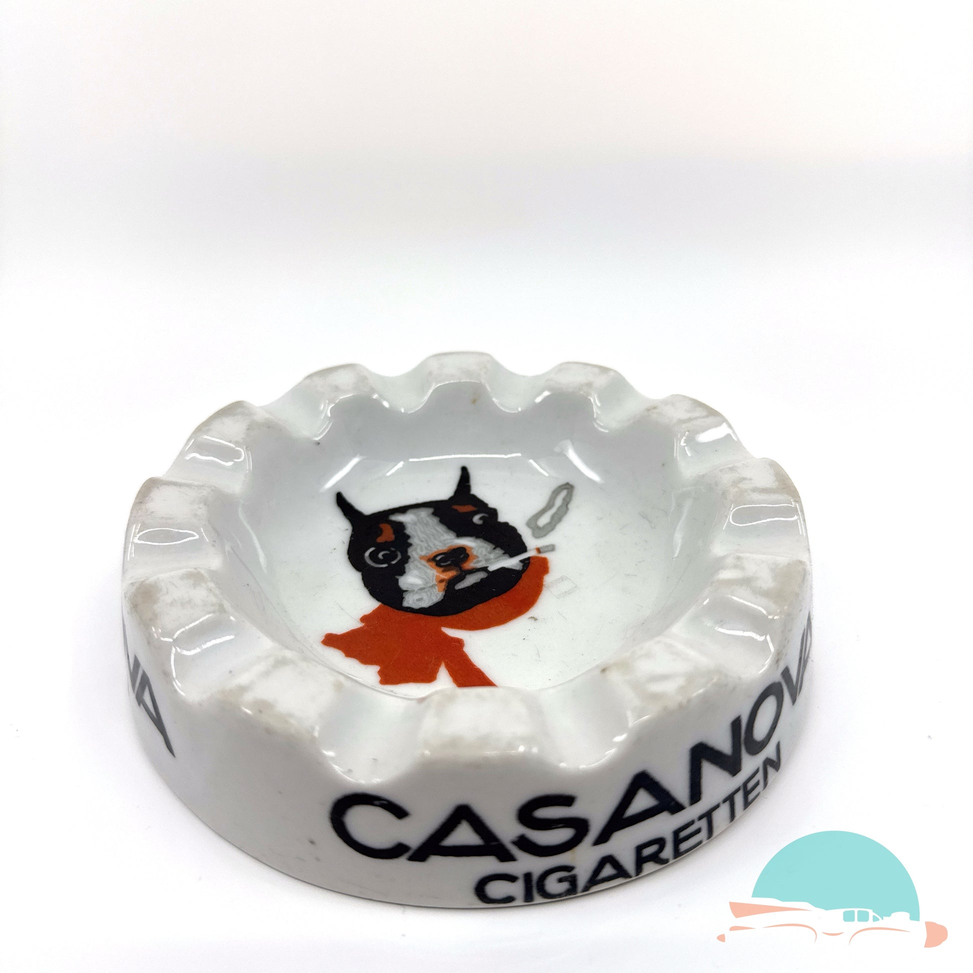 Reklame Aschenbecher Casanova Zigaretten