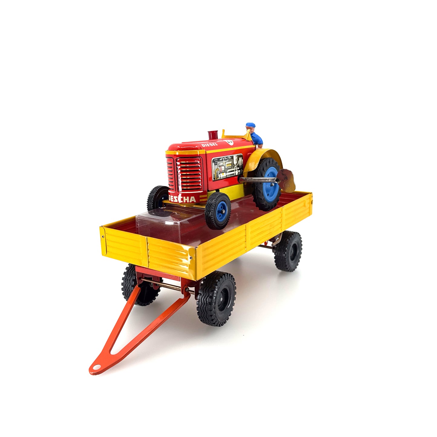 Gescha Traktor mit Anhänger im Originalkarton (75730)