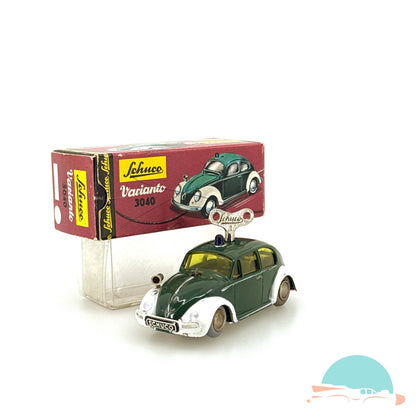 Schuco Varianto 3040 VW Käfer Polizei im Originalkarton (75628)
