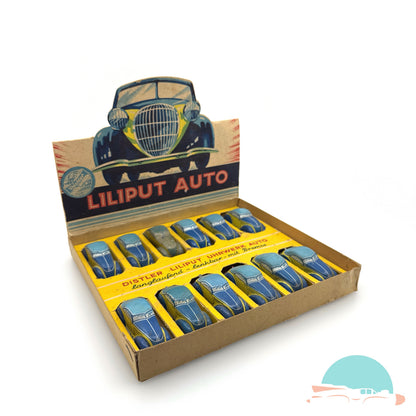 Distler Liliput Uhrwerksauto extrem seltene Verkaufspackung im Originalkarton (75610)
