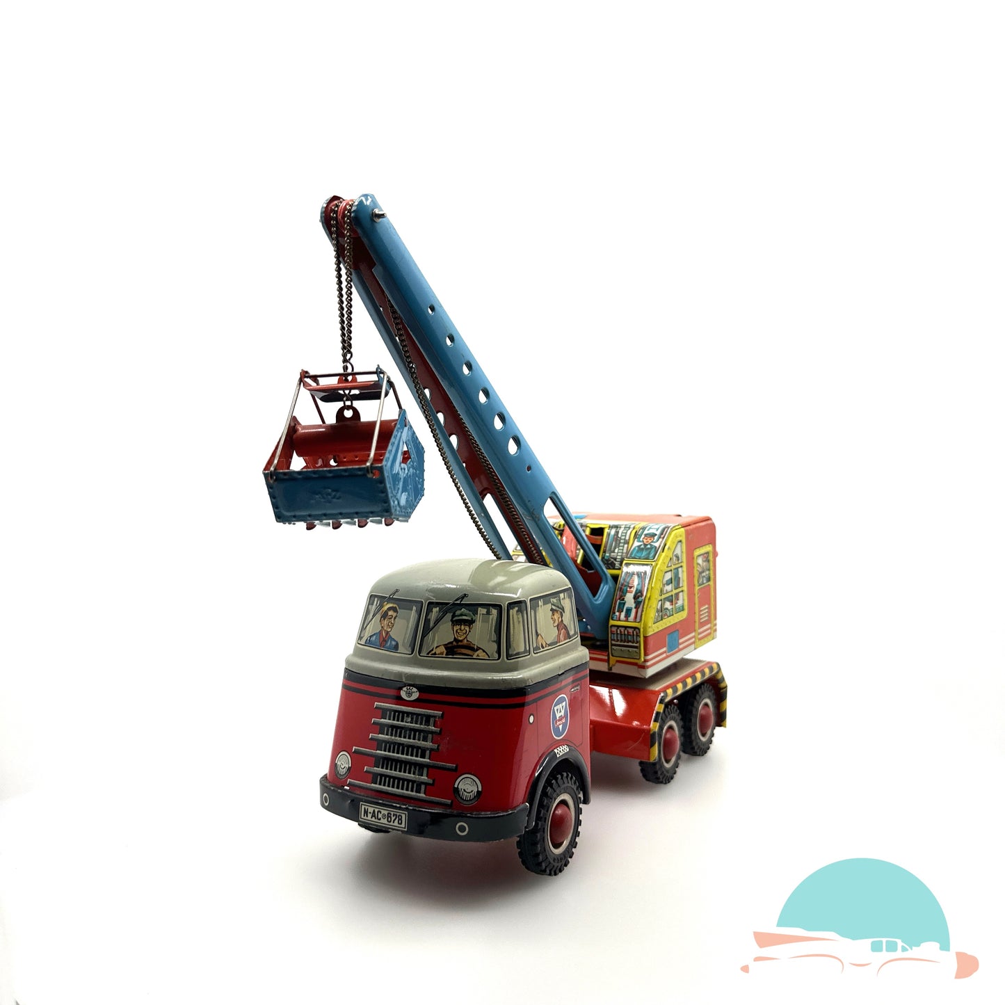 Arnold DAF LKW mit MFZ Fuchsbagger (74552)