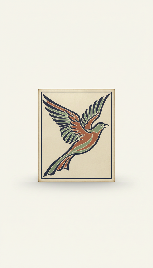 Emaille-Werbeschild mit Relief 1920er