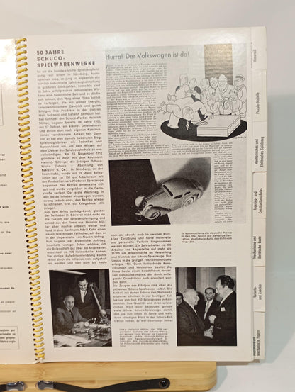Schuco main catalogue as a ring binder – 50 years of Schuco (original, 1950s) (72501)