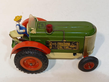 Gescha tractor with trailer Art.711K OVP (72483)