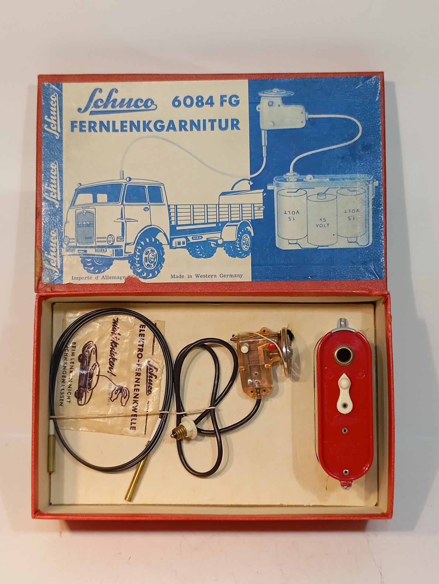 Schuco Fernlenkgarnitur Groß Art.6084FG Elektrisch (72489)