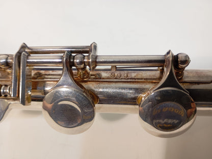 Querflöte Klingson Echtsilber in Schatulle von K.Hammerschmidt (72830)