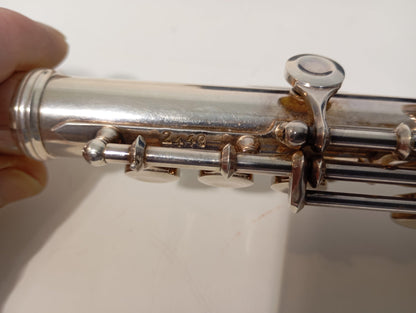 Querflöte Klingson Echtsilber in Schatulle von K.Hammerschmidt (72830)