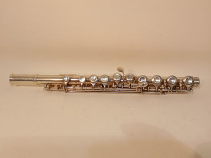 Querflöte Klingson Echtsilber in Schatulle von K.Hammerschmidt (72830)