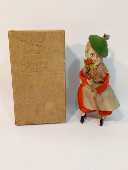Schuco Tyrolean woman with cane in original box (72906)