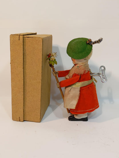 Schuco Tyrolean woman with cane in original box (72906)