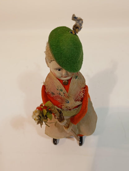 Schuco Tyrolean woman with cane in original box (72906)