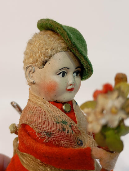 Schuco Tyrolean woman with cane in original box (72906)