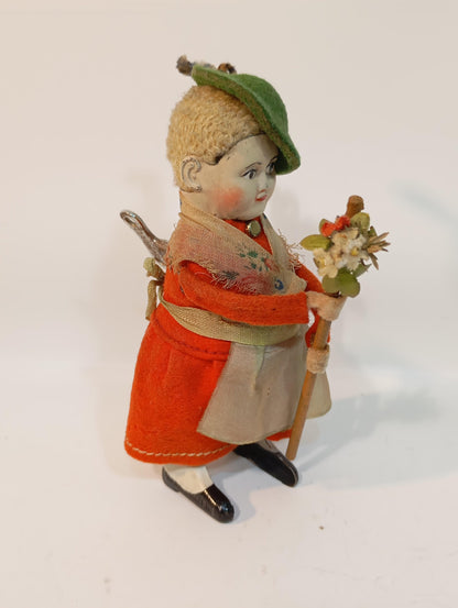Schuco Tyrolean woman with cane in original box (72906)