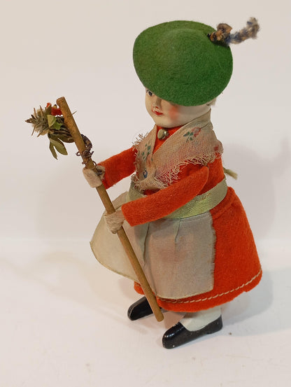Schuco Tyrolean woman with cane in original box (72906)