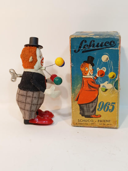 Schuco Clown als Jongleur Art.965 im Originialkarton (72907)