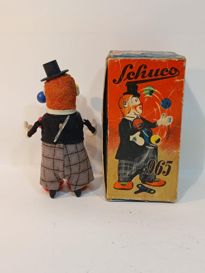 Schuco Clown als Jongleur Art.965 im Originialkarton (72907)