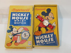 Ingersoll Mickey Mouse Wrist Watch Walt Disney Production (73016)