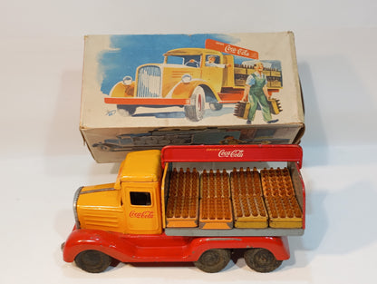 Göso Coca Cola Beverage Truck OVP Rare Picture Box (73039)