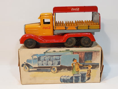 Göso Coca Cola Beverage Truck OVP Rare Picture Box (73039)