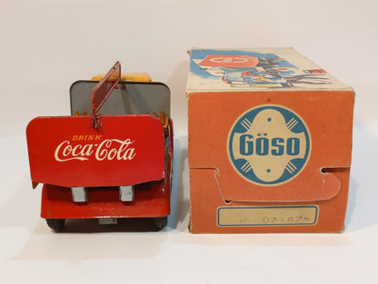 Göso Coca Cola Beverage Truck OVP Rare Picture Box (73039)