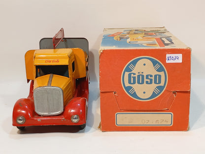 Göso Coca Cola Beverage Truck OVP Rare Picture Box (73039)