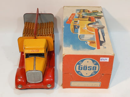 Göso Coca Cola Beverage Truck OVP Rare Picture Box (73039)