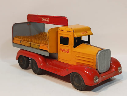Göso Coca Cola Beverage Truck OVP Rare Picture Box (73039)