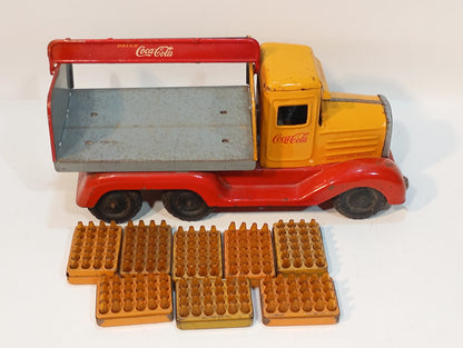 Göso Coca Cola Beverage Truck OVP Rare Picture Box (73039)