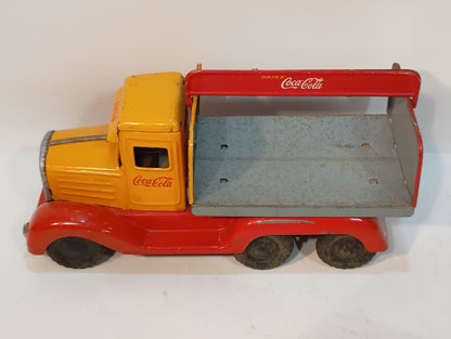 Göso Coca Cola Beverage Truck OVP Rare Picture Box (73039)