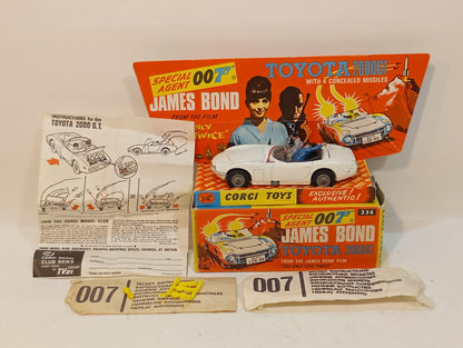 Corgi Toys James Bond Toyota GT2000 Art.336  OVP (73053)