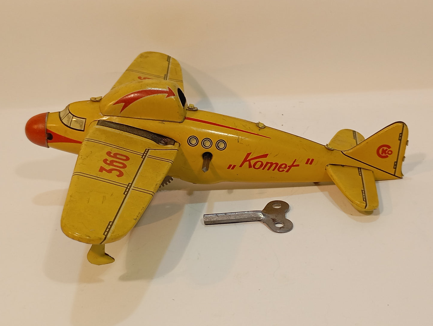 Kellerman Blechflugzeug Nr. 366 "Komet" im Originalkarton (73107)