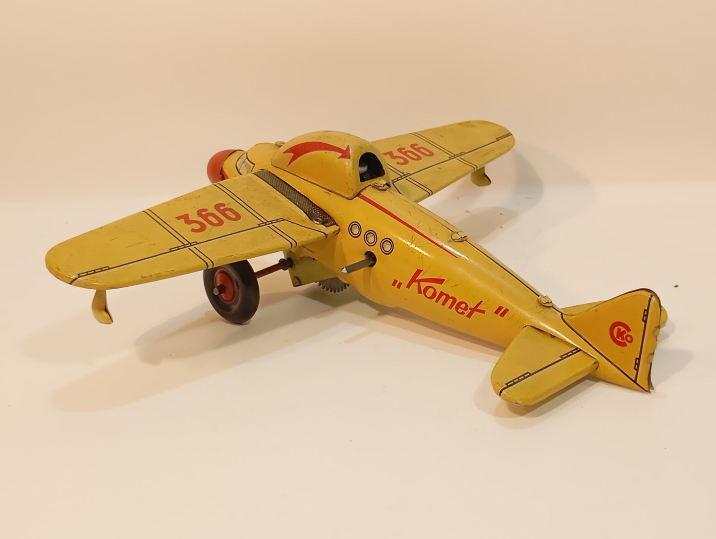 Kellerman Blechflugzeug Nr. 366 "Komet" im Originalkarton (73107)