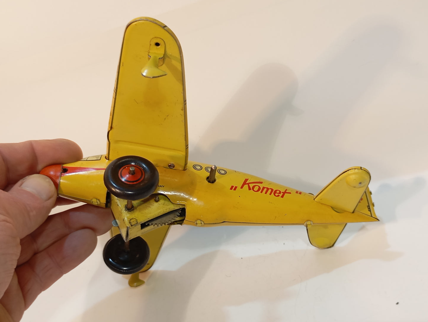 Kellerman Blechflugzeug Nr. 366 "Komet" im Originalkarton (73107)