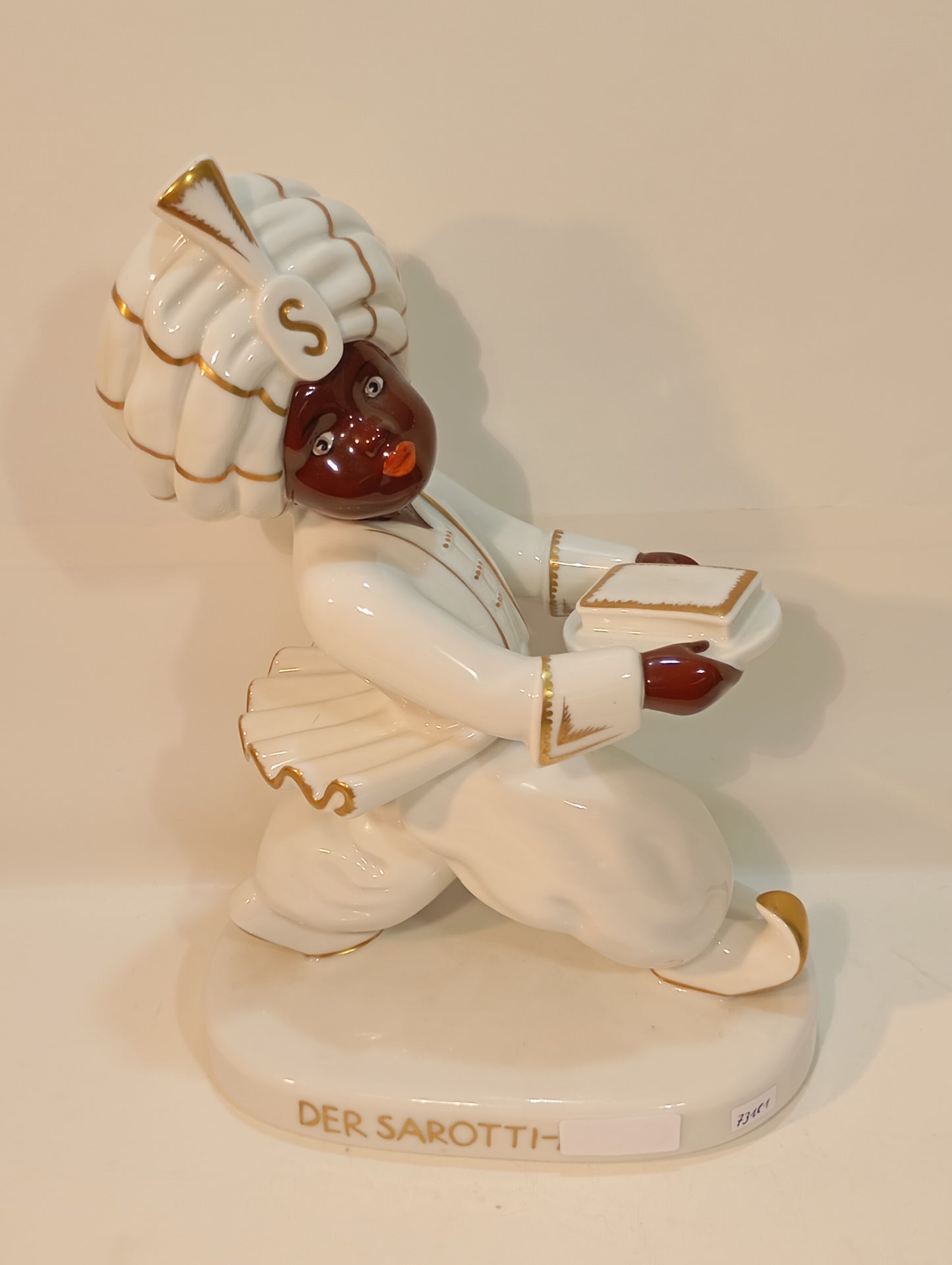 Rosenthal Sarotti Werbefigur mit der brauen Figur in großer Ausführung (73181)