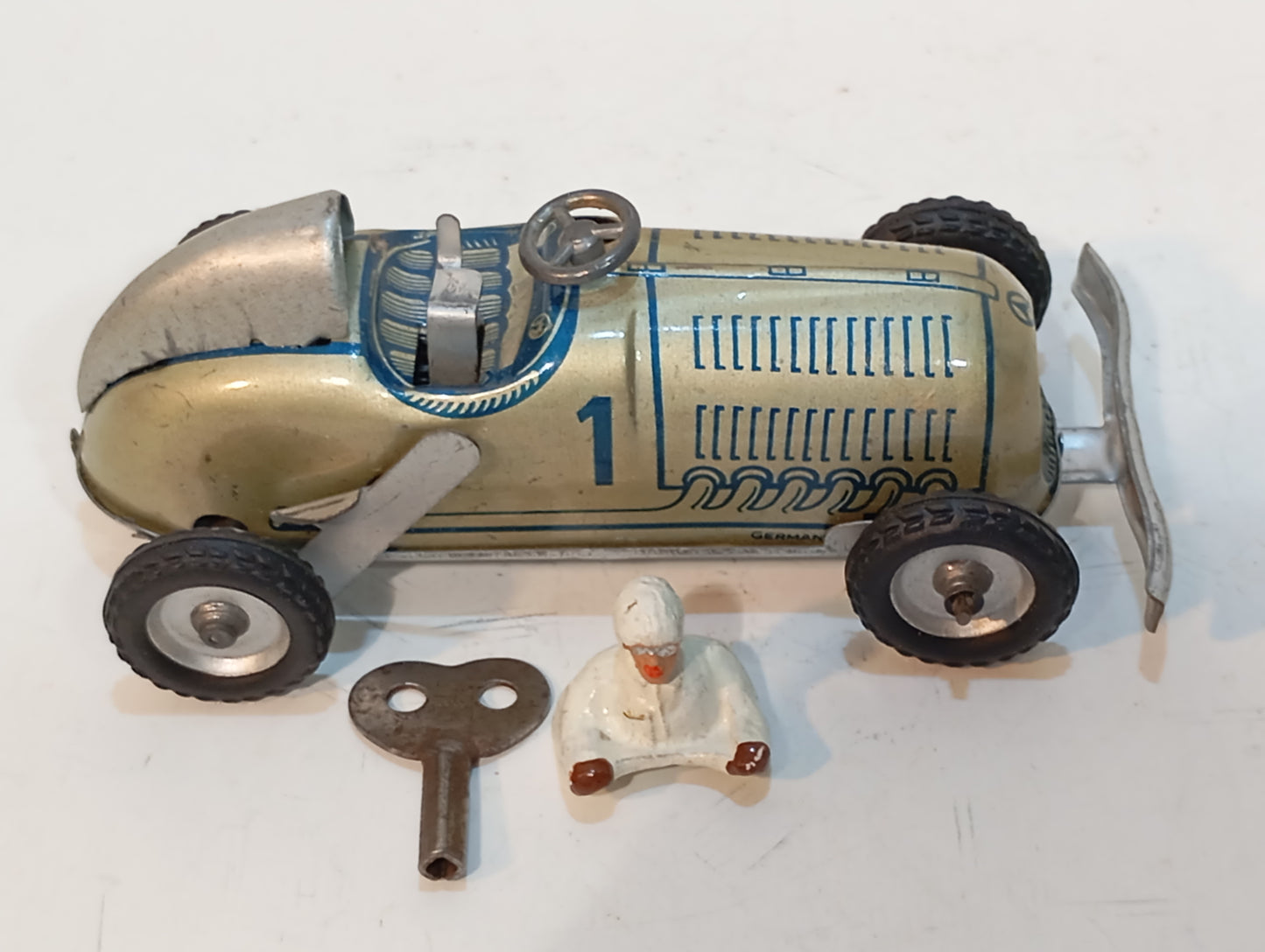 Lehmann Mercedes Silberpfeil Rennwagen Nr. 11N-60451 im Originalkarton (73363)