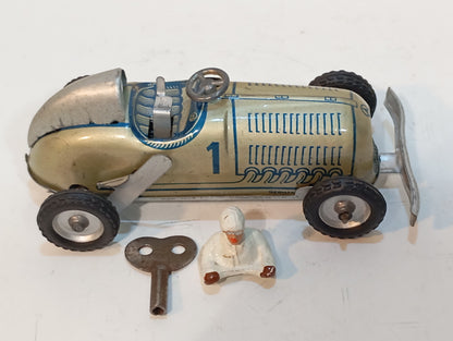 Lehmann Mercedes Silver Arrow racing car No. 11N-60451 in original box (73363)