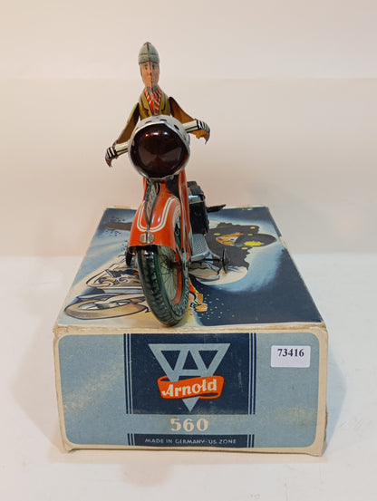 Arnold Nr. 560 Motorrad im Originalkarton (73416)