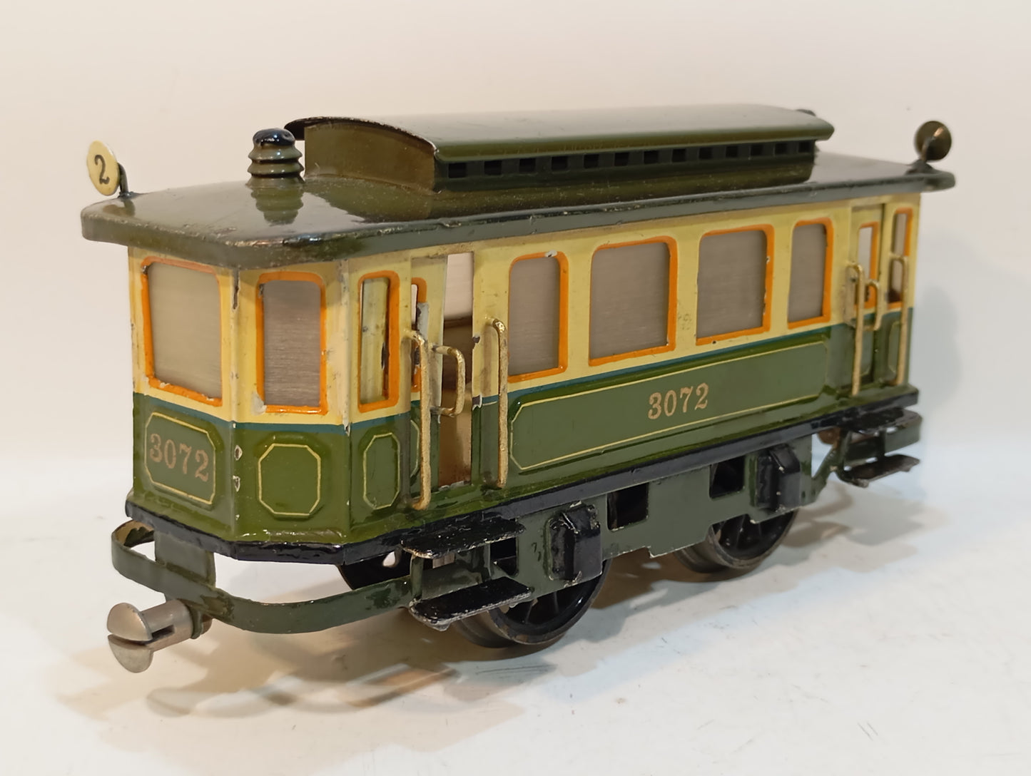 Märklin Spur 0 Straßenbahn 13070 und 13072 Anhänger (73439)
